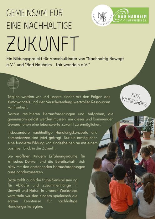 Flyer Bildungsprojekt Kita