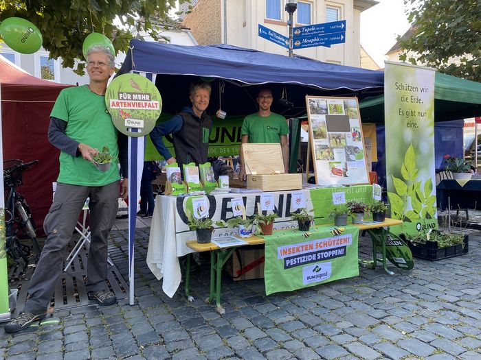 „Infostand am Ehrenamtstag Hands-On in Friedberg … Für mehr Natur in der Stadt"