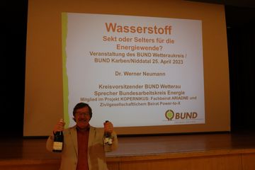 Vortrag Wasserstoff BUND Ortsverband Karben/Niddatal mit Werner Neumann