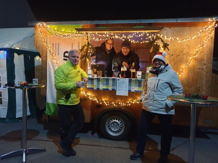 Weihnachtsmarkt in Rosbach mit Schäferwagen 2023