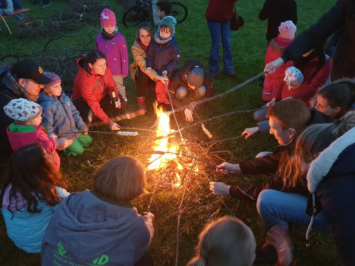 Osterfeuer des BUND Ortsverbandes Rosbach
